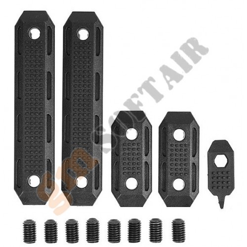Rail Cover Set - EP M-LOK Rail Cover Set - Black (PT178450807 PTS)