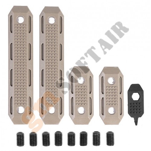Rail Cover Set - EP M-LOK Black (PT178450807 PTS)