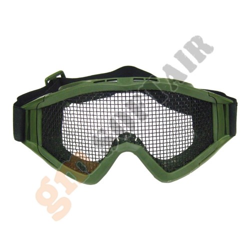 Occhialoni a Rete Metallica - Verde (6060 WO-Sport)