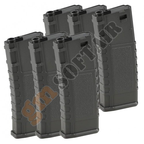 Box 6 Caricatori REAL CAP 30 bb Neri