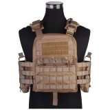 CP Style NCPC Tactical Vest - Coyote Brown (EM7435 Emerson)