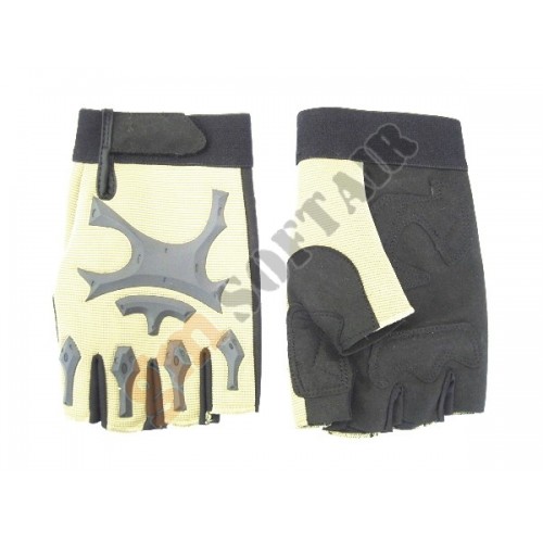 Guanti Mezze Dita Dorso Rinforzato TAN Tg. XL (GL51 Royal) Guanti Mezze Dita Dorso Rinforzato TAN Tg. XL (GL51 Royal)