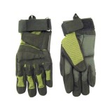 Guanti Tessuto/Pelle Verdi Tg. XL (GL38 Royal)