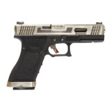 G17 Force Series T7 Black -Silver Barrel and Slide (WG01WET-7 WE)