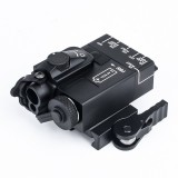 DBAL Mini Aiming Device Red / IR Laser - Aluminium Black (WD06017-BK WADSN)