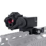 DBAL Mini Aiming Device Red / IR Laser - Aluminium Black (WD06017-BK WADSN)