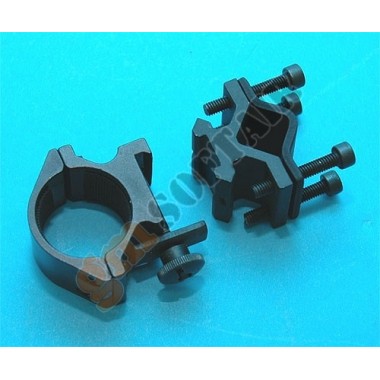 25mm Barrell Mounted Ring for Flashlight/Laser (GP025 G&P)