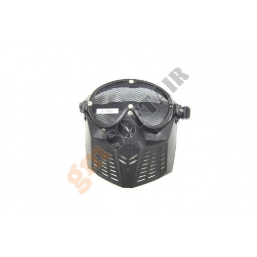 Maschera Rete Nera Borchie (C009 Royal) Maschera Rete Nera Borchie (C009 Royal)