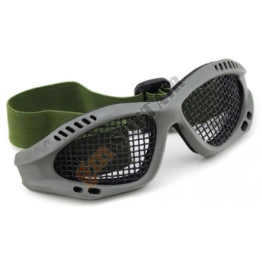 Occhiali a Rete - Tactical Goggles - Steel Mesh - Olive Drab (GG-MA-01-OD Wosport)