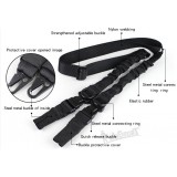 Cinghia Elastica a 2 Punti American Double Point Sling - Black (SL-06-BK Wosport)