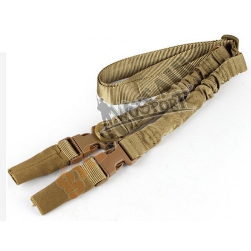Cinghia Elastica a 2 Punti American Double Point Sling - Tan Wosport