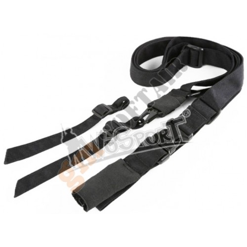 Cinghia a 3 Punti WST Single Point Function Sling - Black (SL-27-BK Wosport)