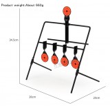 5 Bersagli WST Wind-Bell Target (TG-04-BK Wosport)