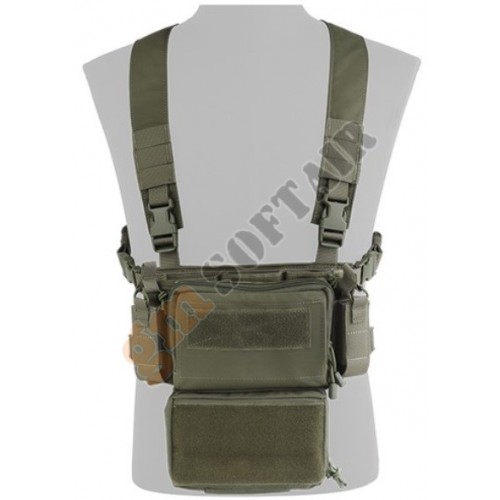 Gilet Tattico D3CRM Tactical Chest Rig - Ranger Green (VE-87-SET-01-RG Wostport)