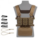Gilet Tattico D3CRM Tactical Chest Rig - Coyote Brown (VE-91-CBT-01-RG Wostport)