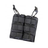 Porta Caricatori Doppio - Double Mag Pouch - Open Top - Black (WT0015 WADSN)