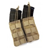 Porta Caricatori Doppio - Double Mag Pouch - Open Top - Black (WT0015 WADSN)