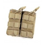 Porta Caricatori Doppio - Double Mag Pouch - Open Top - TAN (WT0015 WADSN)