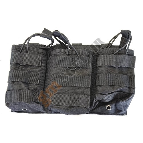 Porta Caricatori Triplo - Triple Mag Pouch 7.62 - Open Top - Black (WT0002 WADSN) Porta Caricatori Triplo - Triple Mag Pouch 7.62 - Open Top - Black (WT0002 WADSN)