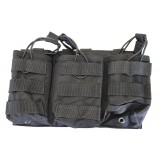 Porta Caricatori Triplo - Triple Mag Pouch 7.62 - Open Top - Black (WT0002 WADSN)