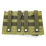Porta Caricatori Triplo - Triple Mag Pouch 7.62 - Open Top - Black (WT0002 WADSN)