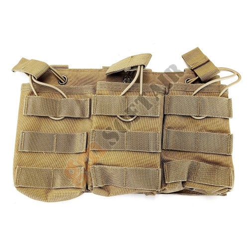 Porta Caricatori Triplo - Triple Mag Pouch 7.62 - Open Top - TAN (WT0002 WADSN) Porta Caricatori Triplo - Triple Mag Pouch 7.62 - Open Top - TAN (WT0002 WADSN)