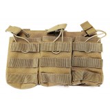 Porta Caricatori Triplo - Triple Mag Pouch 7.62 - Open Top - TAN (WT0002 WADSN)