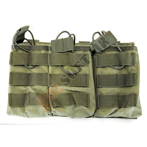 Porta Caricatori Triplo - Triple Mag Pouch 7.62 - Open Top - Olive Drab (WT0002 WADSN) Porta Caricatori Triplo - Triple Mag Pouch 7.62 - Open Top - Olive Drab (WT0002 WADSN)