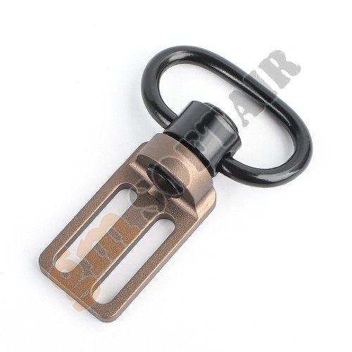 Anello Porta Cinghia 2 to 1 Point QD - Black (ME04047 METAL) Anello Porta Cinghia 2 to 1 Point QD - Black (ME04047 METAL)