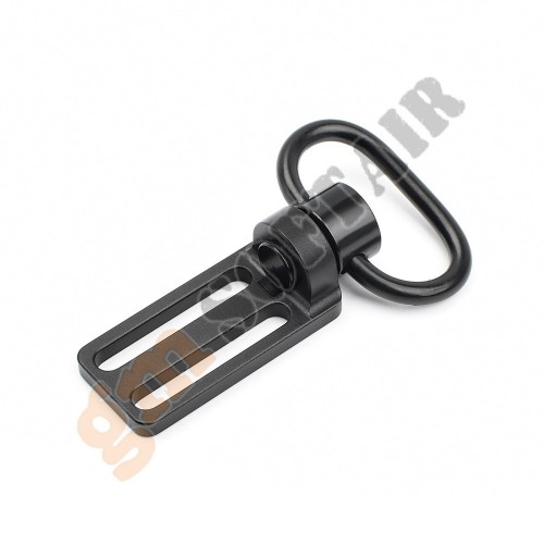 Anello Porta Cinghia 2 to 1 Point QD (1 inch) - Black (ME04047 METAL) Anello Porta Cinghia 2 to 1 Point QD (1 inch) - Black (ME04047 METAL)