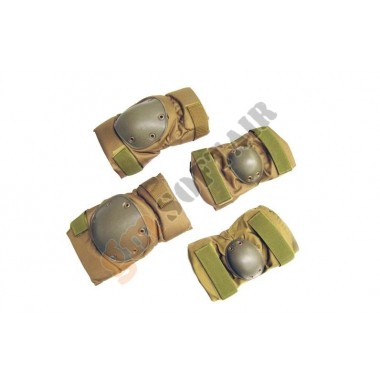 Set Ginocchiere/Gomitiere Imbottite TAN (JQ02 Royal)