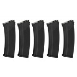 Set 5 Caricatori S-MAG Mid-Cap da 125bb M4/M16 - Black (SPE-05-025718 Specna Arms)