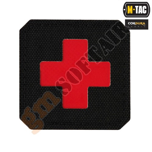 Patch Medic Cross - Laser Cut - Black/Red (51122 M-Tac)