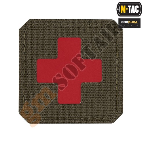 Patch Medic Cross - Laser Cut - Black/Red (51122 M-Tac)