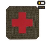 Patch Medic Cross - Laser Cut - Ranger Green/Red (5903886826403 M-Tac)