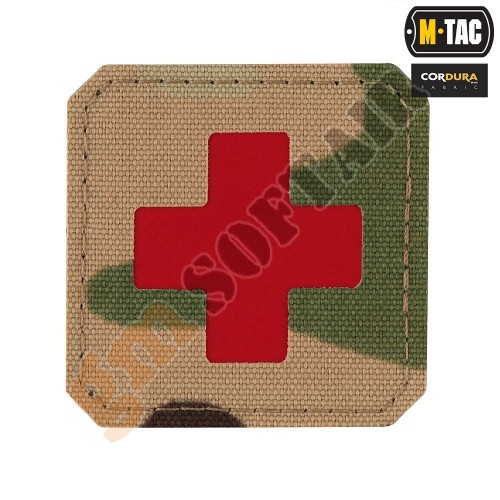 Patch Medic Cross - Laser Cut - Multicam/Red (5903886826380 M-Tac) Patch Medic Cross - Laser Cut - Multicam/Red (5903886826380 M-Tac)