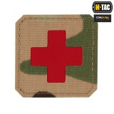 Patch Medic Cross - Laser Cut - Black/Red (51122 M-Tac)