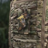 Patch Hook and Loop Display Board - 80x85 - Black (101230 M-Tac)