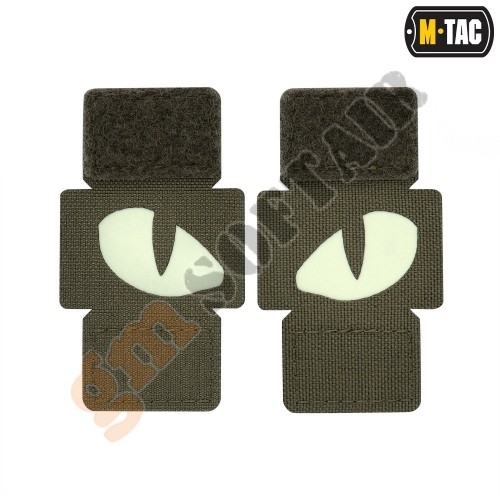 Patch Tiger Eyes - Laser Cut (couple) - Ranger Green (5903886802360 M-Tac) Patch Tiger Eyes - Laser Cut (couple) - Ranger Green (5903886802360 M-Tac)