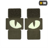 Patch Tiger Eyes - Laser Cut (couple) - Ranger Green (5903886802360 M-Tac)