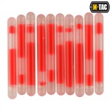 Light Stick - 4cm - 10 pcs Set - RED (5903886811928 M-Tac)