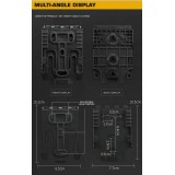 Adattatore Fondine Sgancio rapido - Adapter Base Quick Release Buckle - TAN (GB-ACC-02 WoSport)