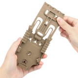 Adattatore Fondine Sgancio rapido - Adapter Base Quick Release Buckle - TAN (GB-ACC-02 WoSport)