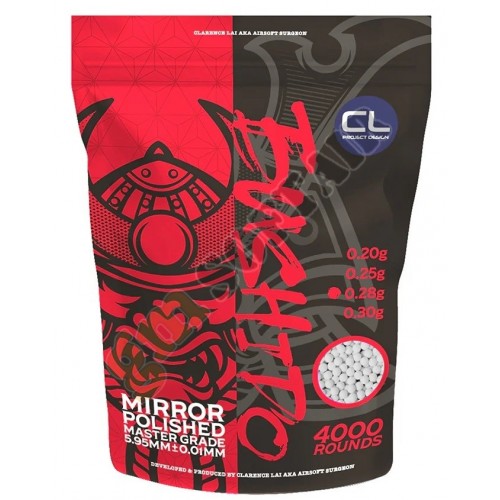 Busta di Pallini Bushido - 4000bb - 0.25g (BU025450300 PTS)