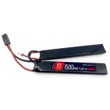 Lipo 7.4V x 1500mAh - 40C - Tubo - Mini Tamiya (BM-7.4X1500 BlueMax Power)
