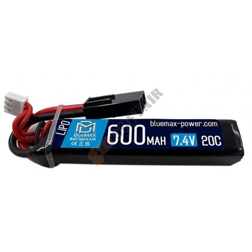 Lipo 11.1V x 600mAh - 20C - Tubo - Mini Tamiya (BM-11.1X600MT BlueMax Power)