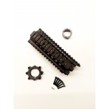 Daniel Defense 7.62 Lite Rail da 12 Pollici - BK (DD762LITE MADBULL)