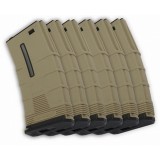 Box 6 Caricatori Monofilari da 45bb T-Tactical per M4 TAN