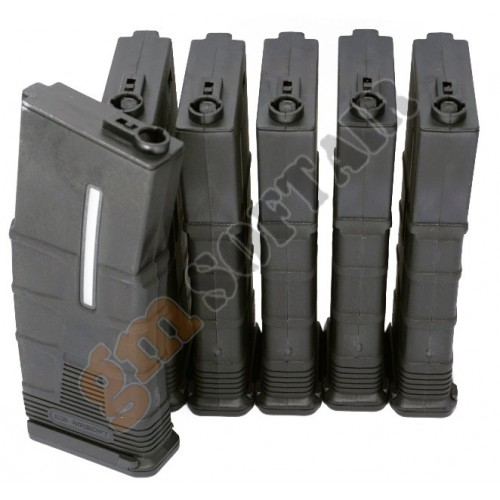 Set da 6 Caricatori Monofilari T-Tactical per M4 da 120bb Neri (MA-413 ICS)