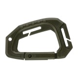 Plastic Tactical Carabiner - Olive (MTC-TCTCRBNR M-TAC)